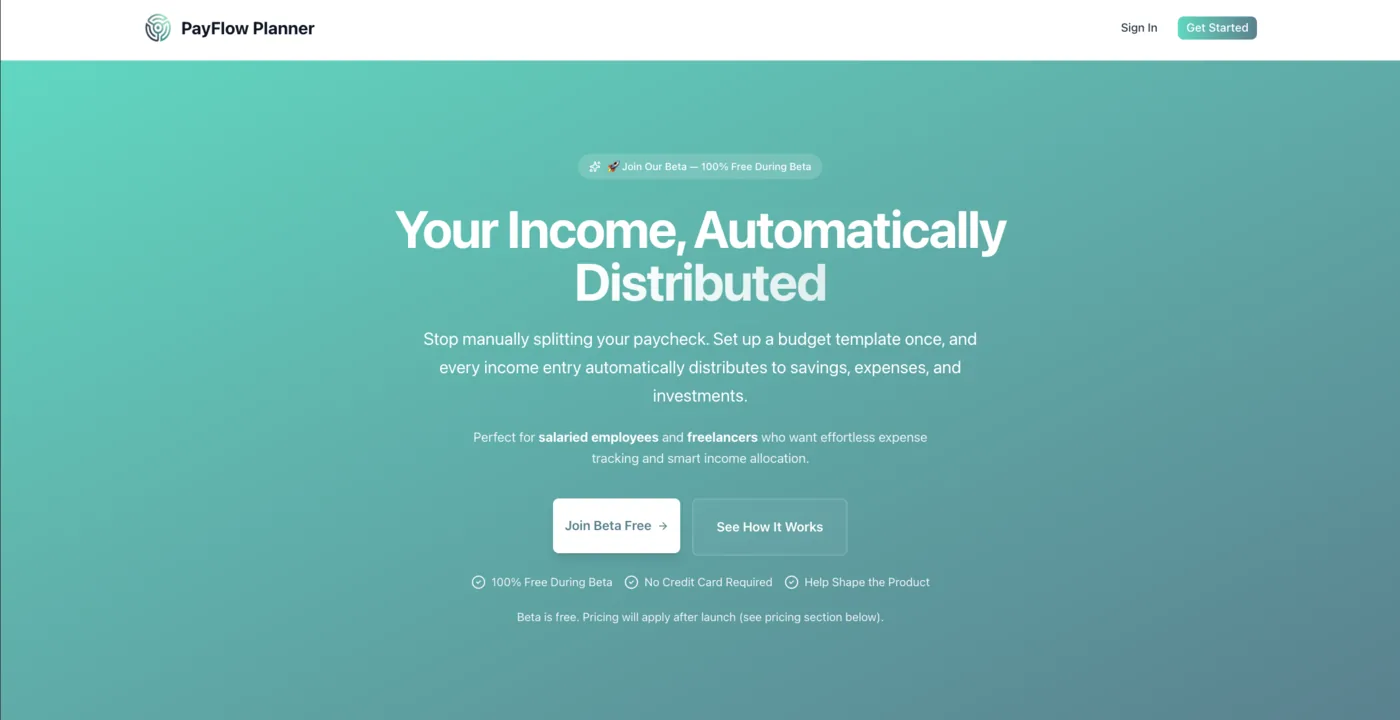 PayFlow Planner